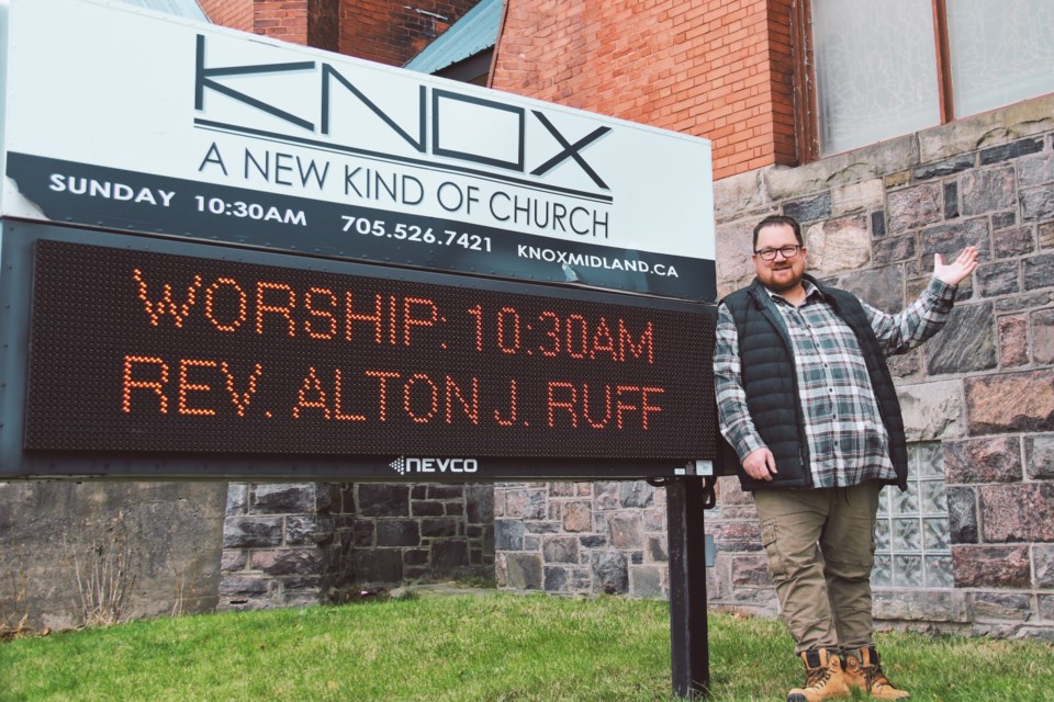 Knox Presbyterian Church Rev. Alton Ruff closed the deal on the sale of the building Tuesday. The congregation will move to a new location in Midland early in the new year.