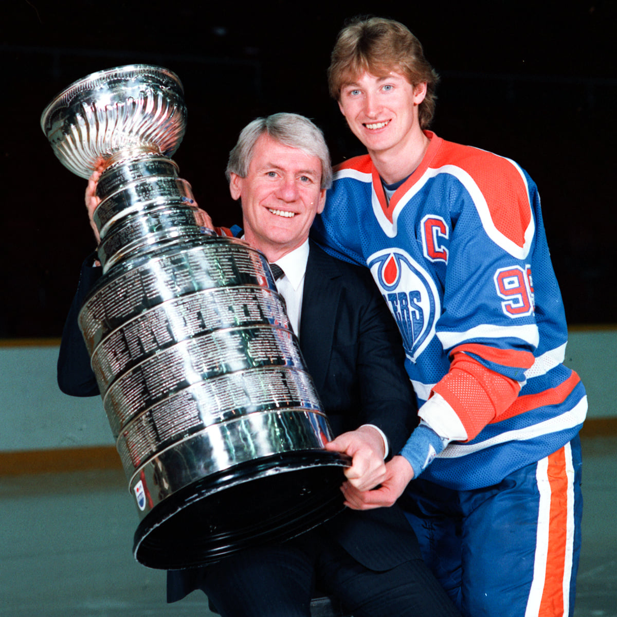 Wayne Gretzky 99 Edmonton Oilers WHA Defunct Team Blue Hockey Jersey