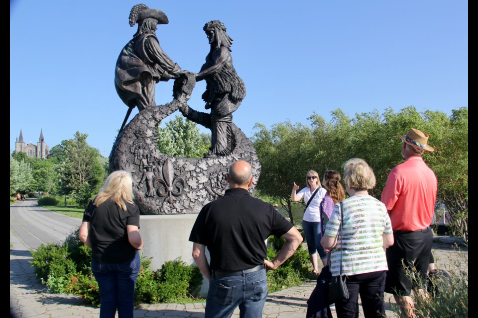 The Penetanguishene Centennial Museum and Archives offers history tours through the Rotary Champlain Wendat Park in Penetanguishene. 