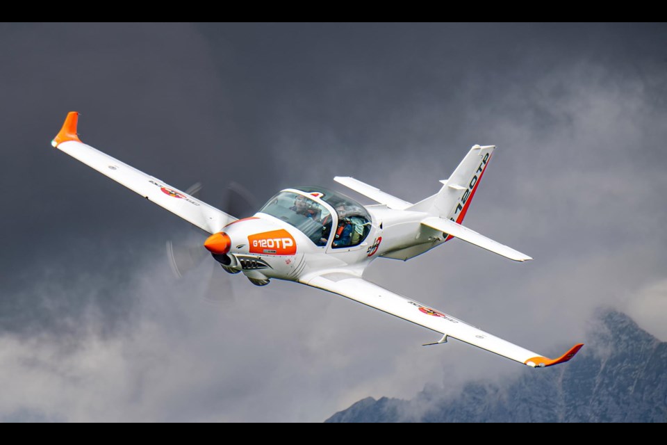 An example of a Grob G 120TP training plane. Photo courtesy SkyAlyne