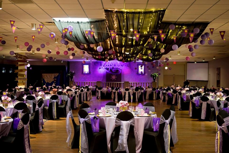 2017 setup of the Little Princess Ball