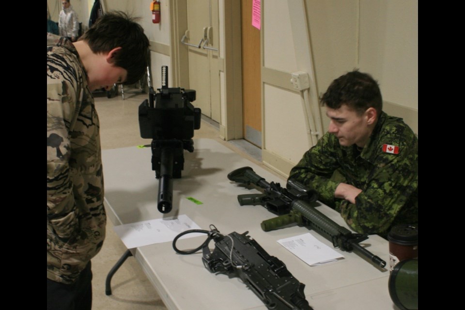 Recruiting. Photo by Ron Walter