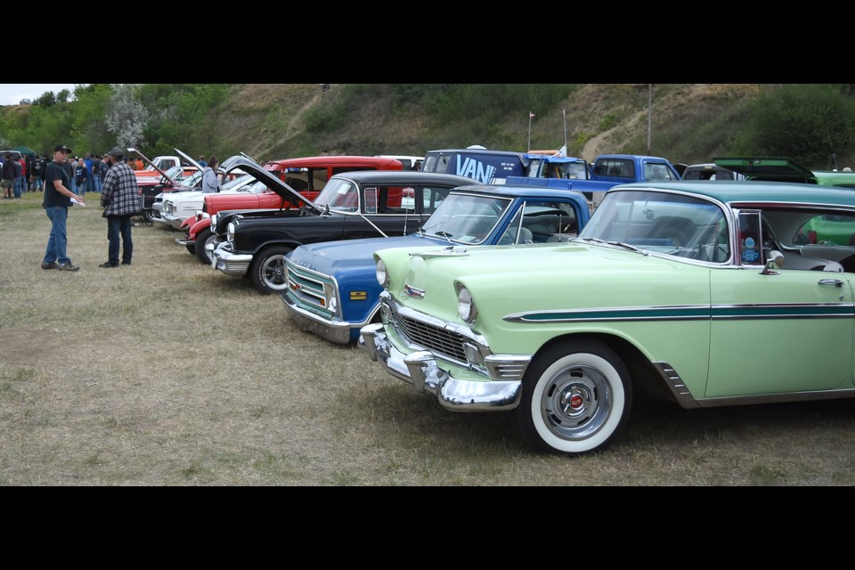 Some of the vintage, classic and modern vehicles at the Bent Wrench Show and Shine.