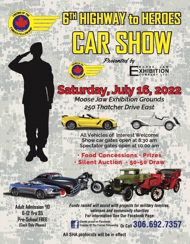 Highway to Heroes car show taking weather precautions - MooseJawToday.com