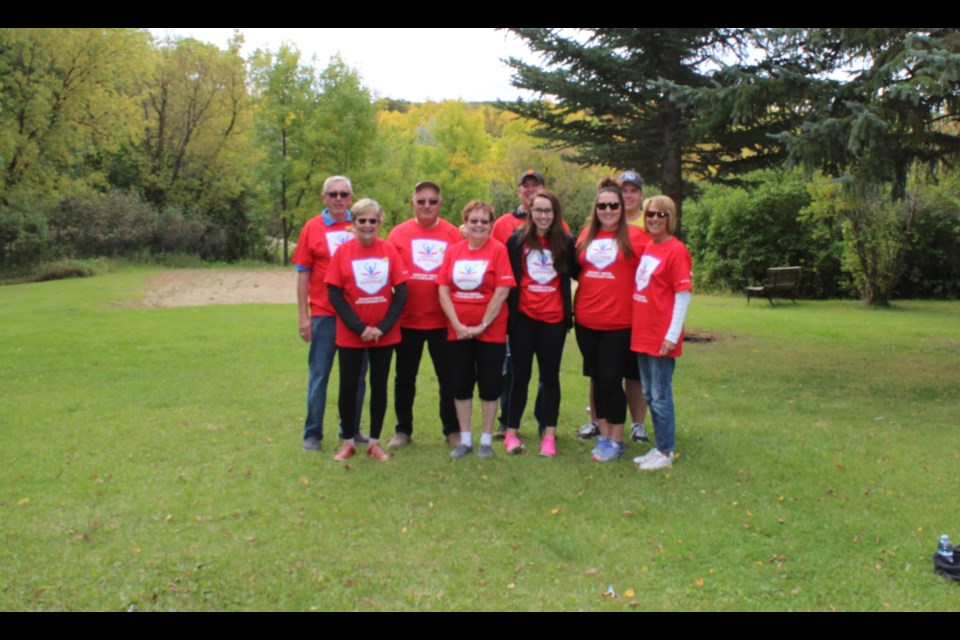 Team Molde, here at the first Parkinson SuperWalk in Moose Jaw in 2016. (supplied)