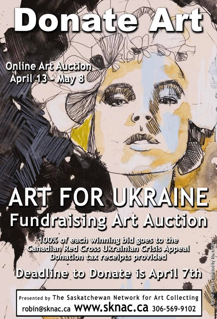 art for ukraine info poster