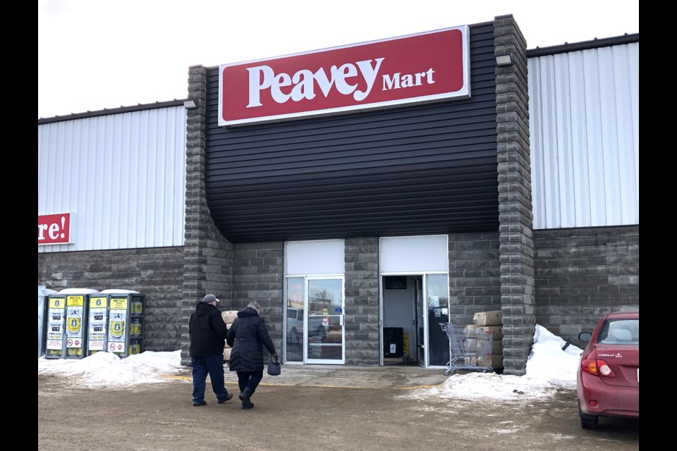 The Peavey Mart store on Thatcher Drive East. Photo by Jason G. Antonio