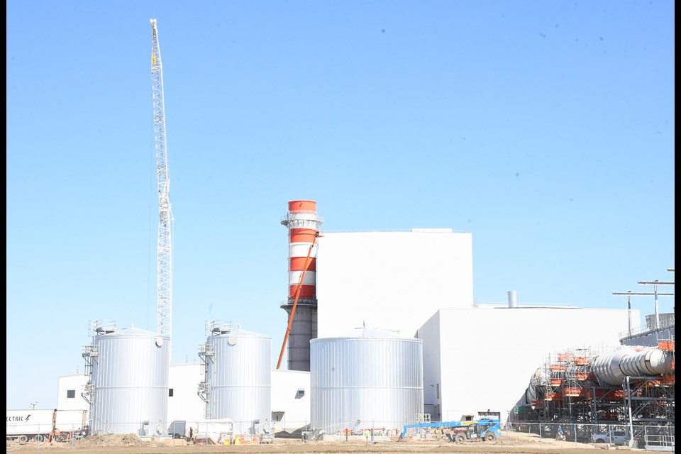 The Great Plains Power Station is still under construction, with work now moving inside. Photo by Jason G. Antonio