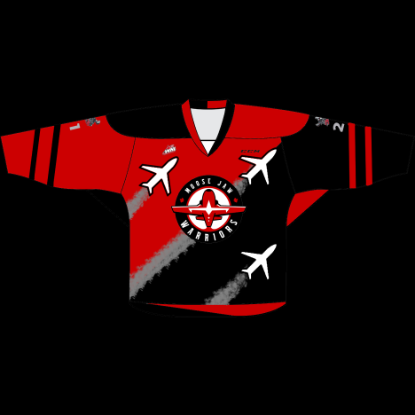 The jersey design that Moose Jaw youth Phoenix Kivel created, as part of a contest to support a children's food charity. Photo submitted