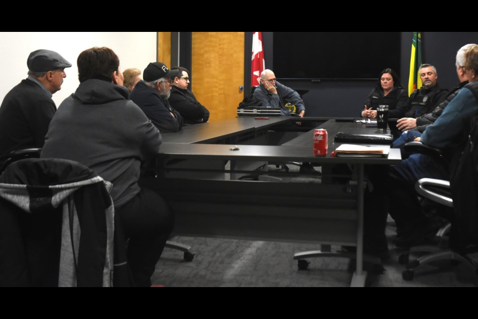 The Moose Jaw Crime Stoppers board held its annual general meeting recently to review 2024 and hear from members of the police service. Photo by Jason G. Antonio