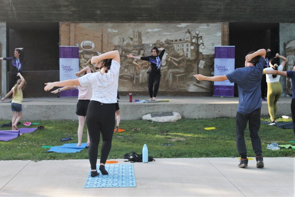 Dancers from Dance Images by BJ took over the amphitheatre in Crescent Park for the second week of the Summer Shape Up workout and showcase.