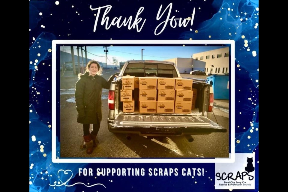 A large food donation for the Saskatchewan SPCA came in time to help SCRAPS out. It is just some of the help that SCRAPS received