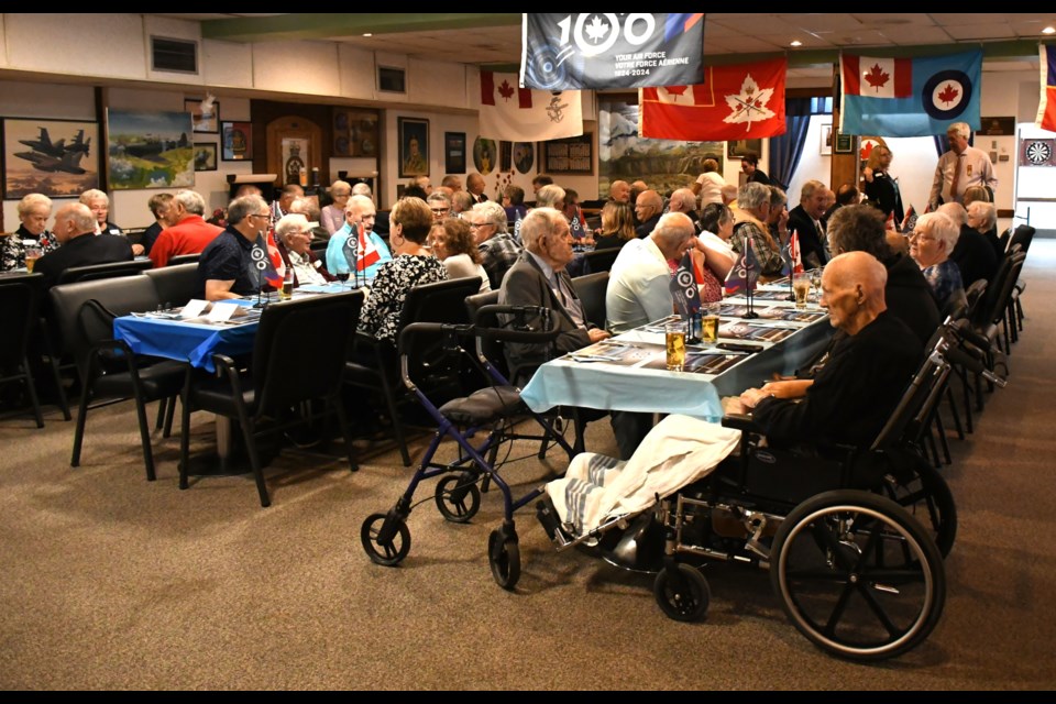 Nearly 80 people attended the Royal Canadian Legion Branch No. 59's veterans' luncheon on Oct. 10, with roughly 50 of them a veteran. Photo by Jason G. Antonio