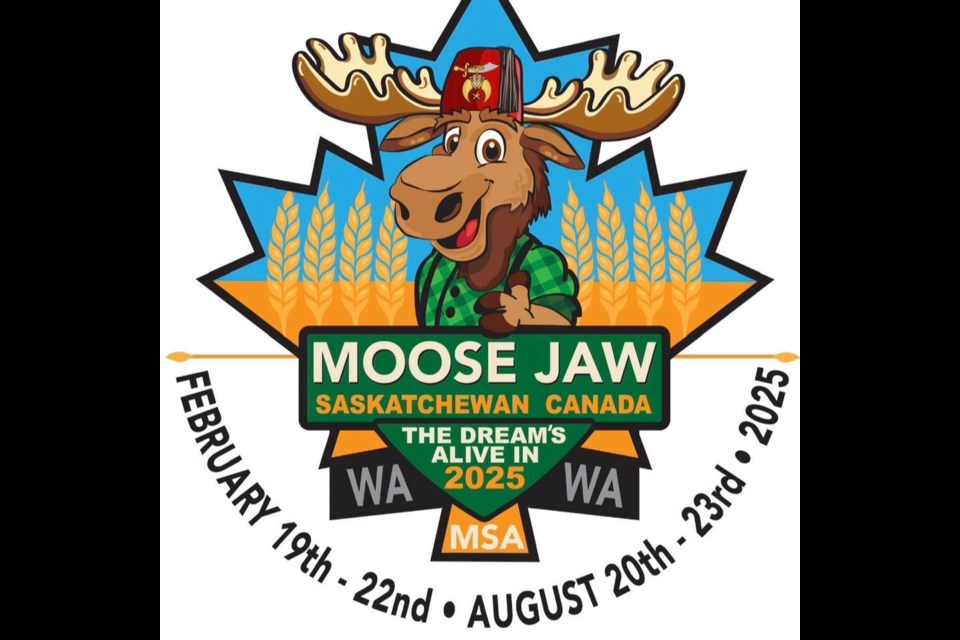 The logo for the 2025 Shriners Convention, to be held in Moose Jaw. Photo submitted