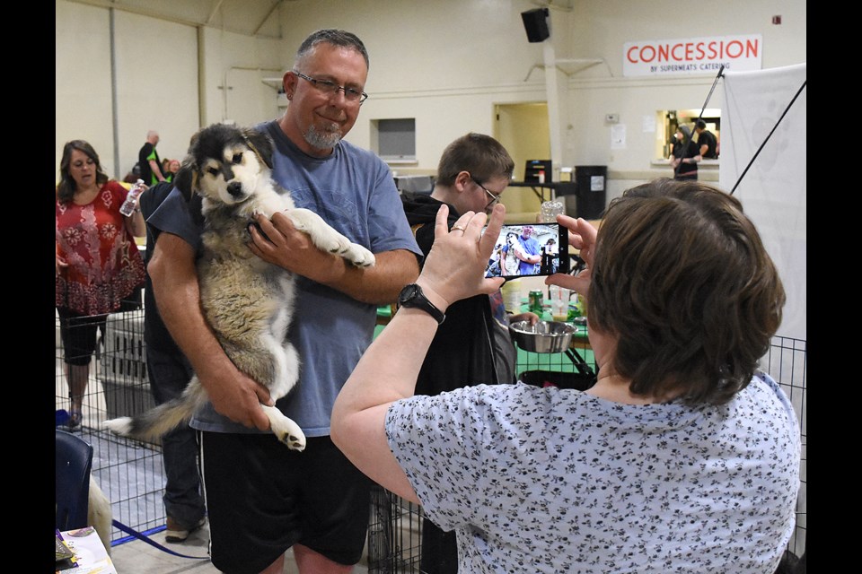 The Lucky Paws Dog Rescue was a popular stop for Petstravaganza patrons throughout the day.