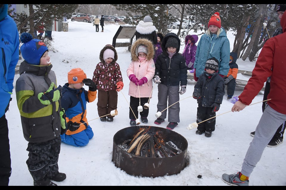 As could be expected, the warm campfire combined with delicious marshmallows was a popular combination.