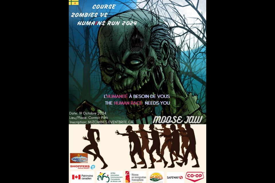 A poster for the Zombie Run on Oct. 19. Photo courtesy Facebook