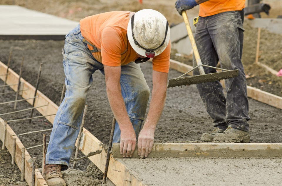 concrete sidewalk work shutterstock