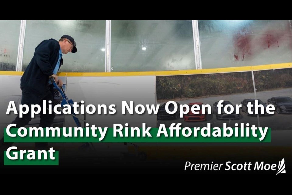 Applications for the Community Rink Affordability Grant are now officially open. 