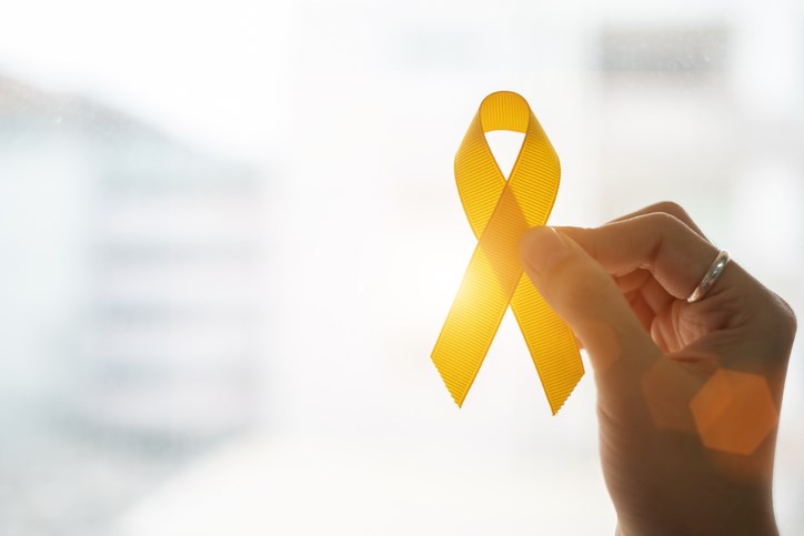 suicide awareness ribbon getty images