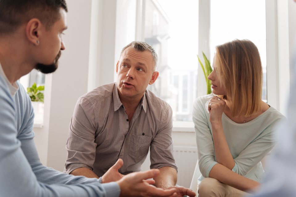 workplace mental health stock photo