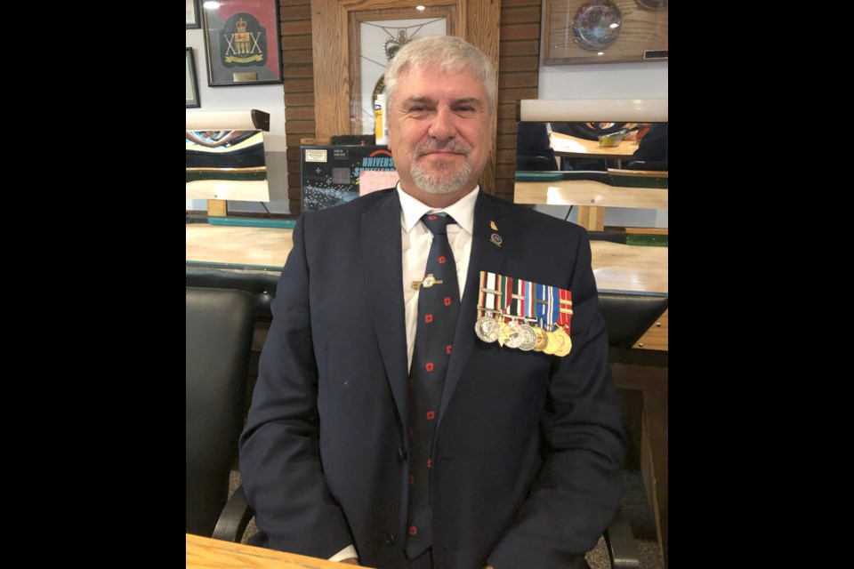 Veteran Jim Alexander served in the Canadian military for 34 years, with much of that time spent as a military policeman (MP). Photo by Jason G. Antonio