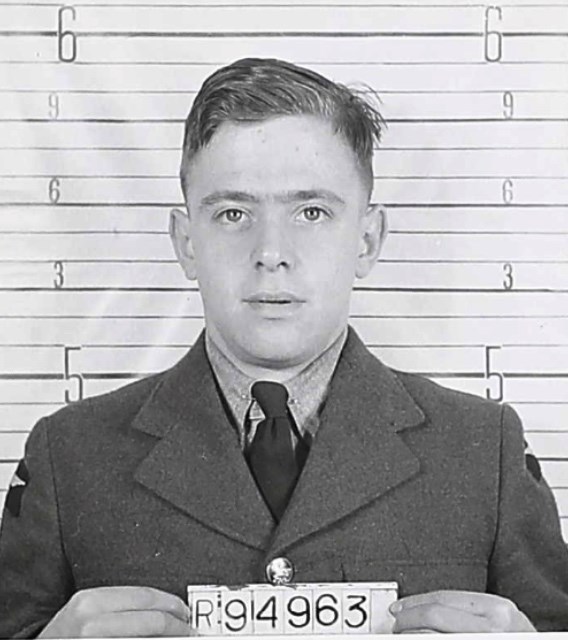 A photo of Flight Sgt. James Francis Smith, taken before he went overseas to fight in the Second World War. Photo courtesy Canadian Virtual War Memorial