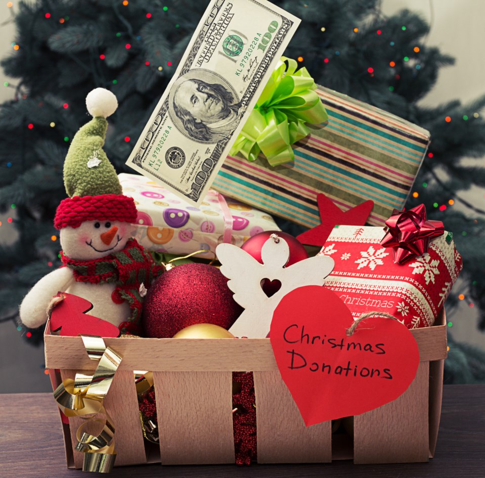 Transition House organizing holiday hampers for women and families