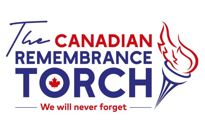 candian remembrance torch logo