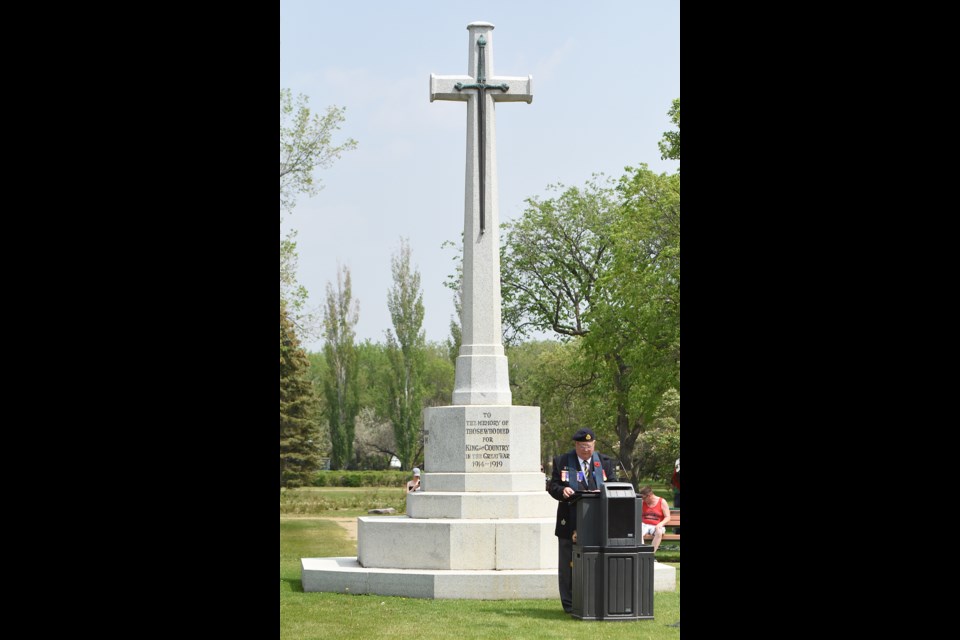 The legion will lay a wreath at the memorial in Crescent Park on Sept. 19 to honour the late Queen Elizabeth II. File photo 