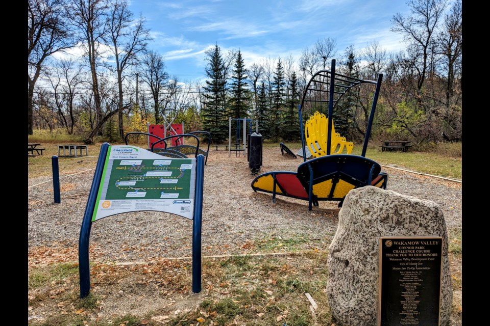 The Connor Park Challenge Course has been repaired and is once again open for the community's use