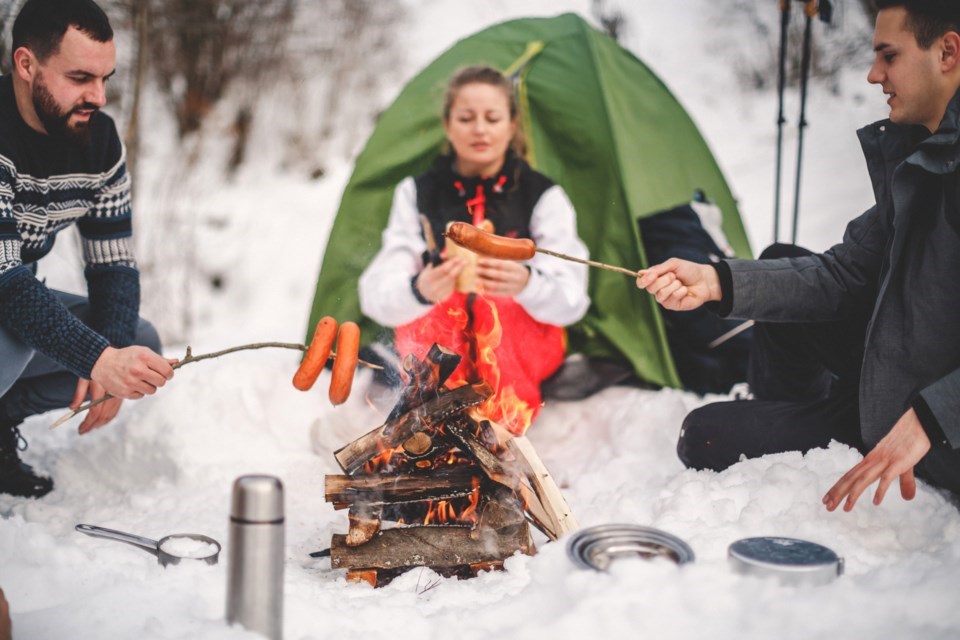 winter camping