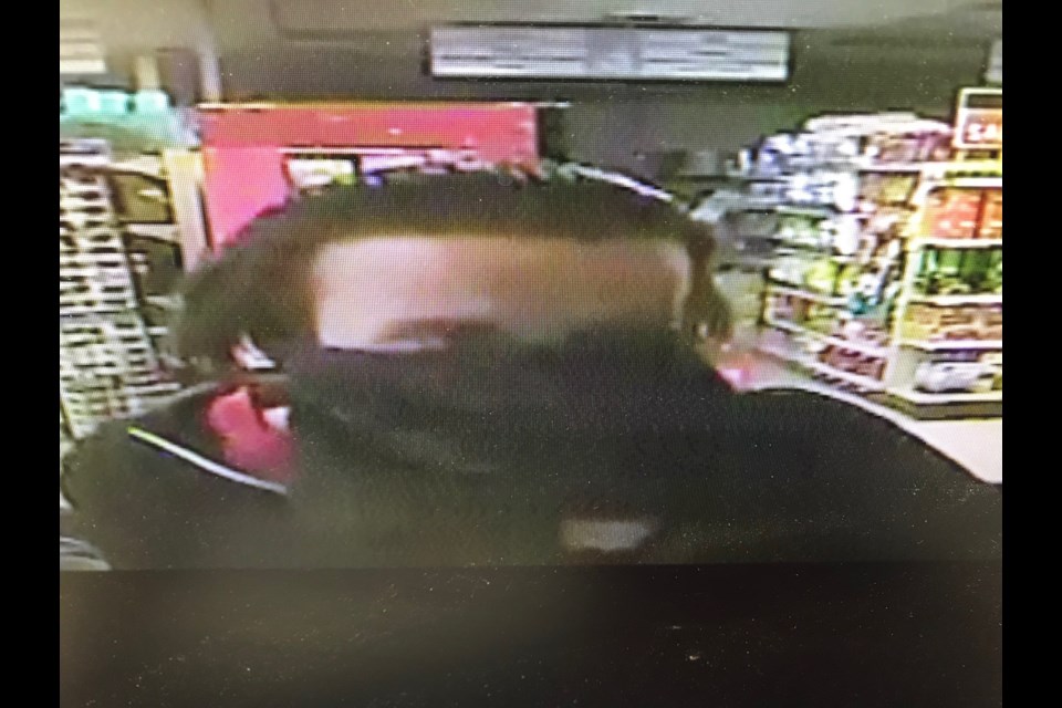 Moose Jaw police provided this picture of one of two men who allegedly broke into the Shoppers Drug Mart on Lillooet Street on May 27 by ramming their vehicle into the front doors. Photo submitted