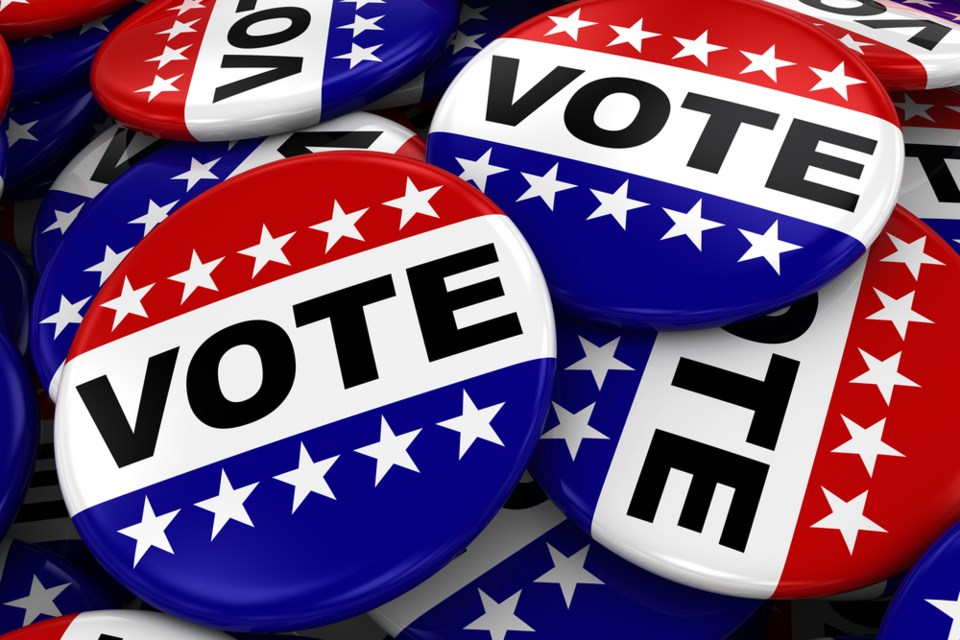 american voter buttons shutterstock