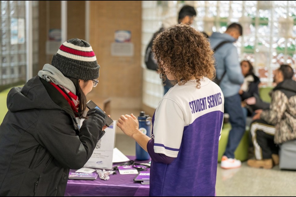 Students are welcomed back to classes to start the winter semester at the Moose Jaw Sask. Polytech Campus earlier this month.