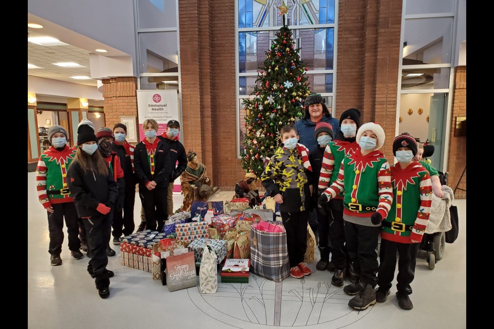 Gifts are being distributed at Providence Place during the 2022 'Christmas Spirit for Seniors' campaign.