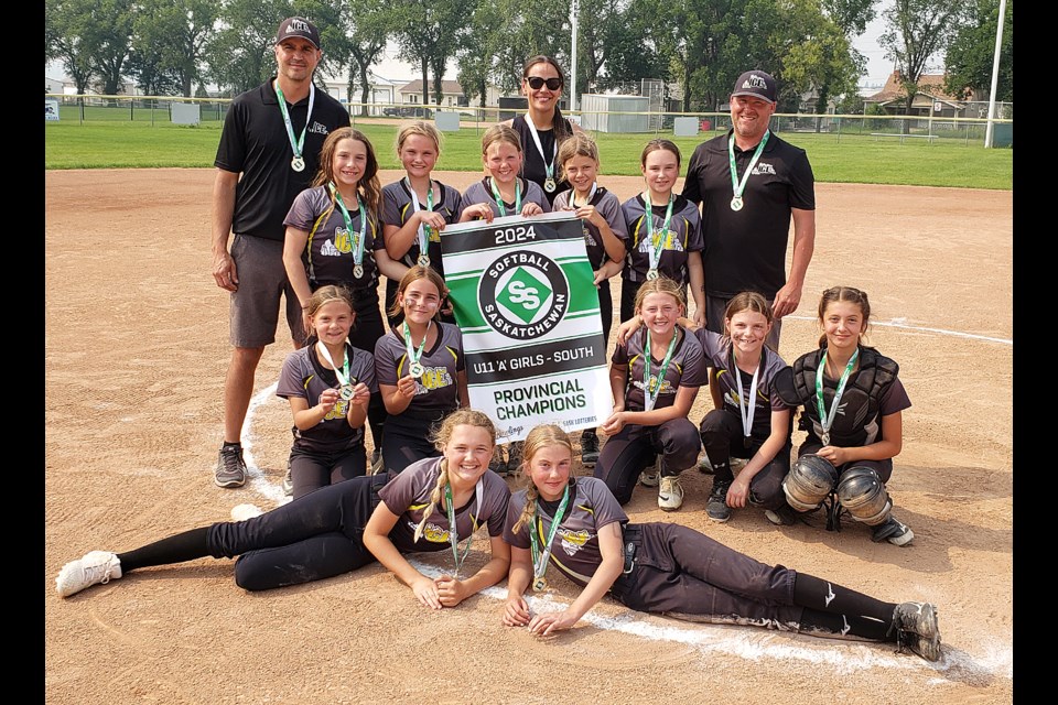 The Moose Jaw Ice Breakers won the U11 A South Provincial Championship on Sunday afternoon.