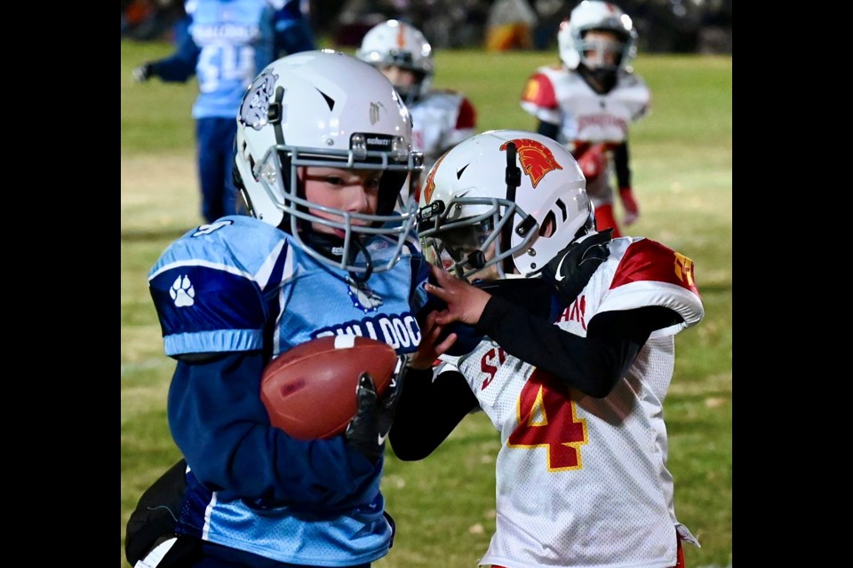 Moose Jaw Bulldogs and the Moose Jaw Spartans mixed it up on Thursday evening.