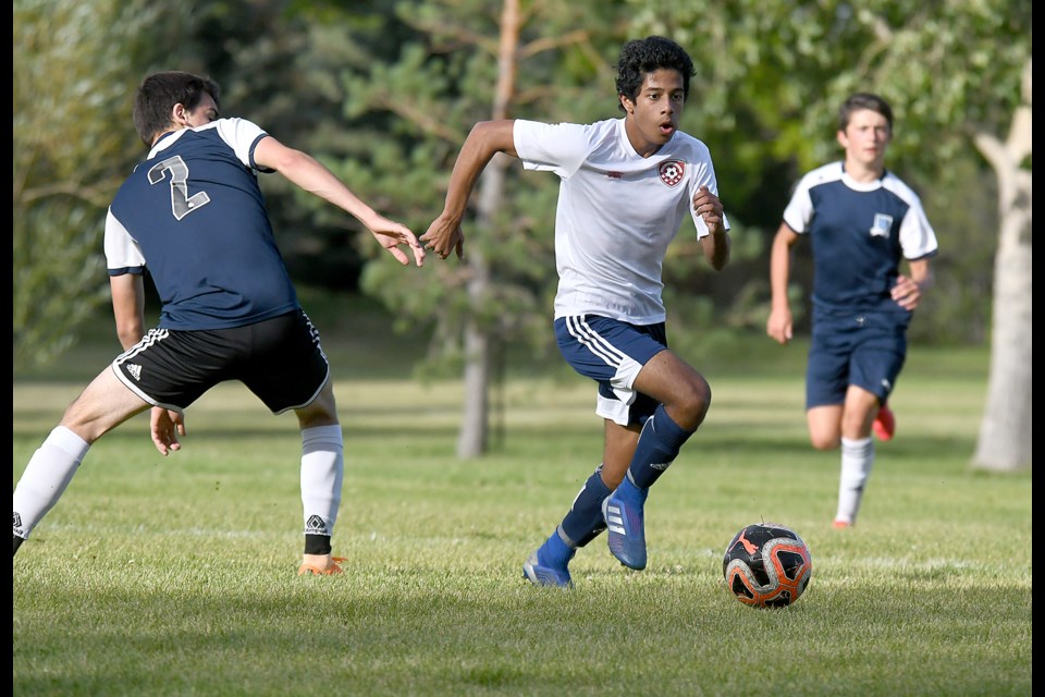 Close to 30 players took part in the first Moose Jaw Celtic tryout on Sunday afternoon in Sunningdale.