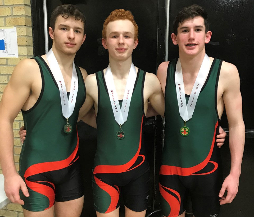 Wrestling provincial medalists