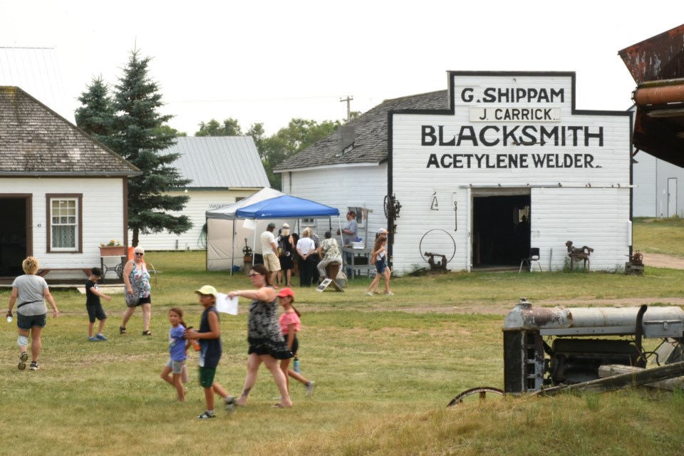 The crowds begin to thin out as the Sukanen Ship Museum's family day event draws to a close on July 21.