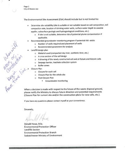 landfill feb 2016 ministry finds out 2