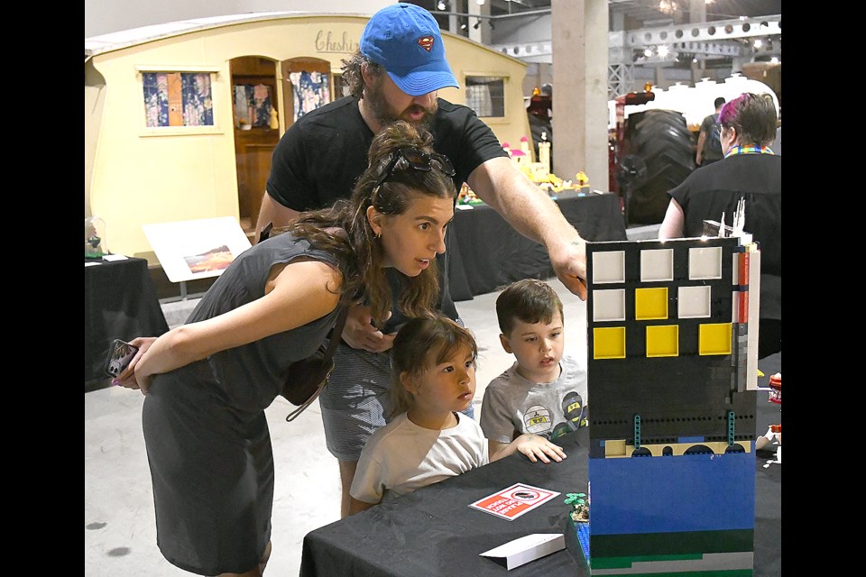 Sights and scenes from Sunday afternoon during the annual Brickspo LEGO exposition at the Western Development Museum.