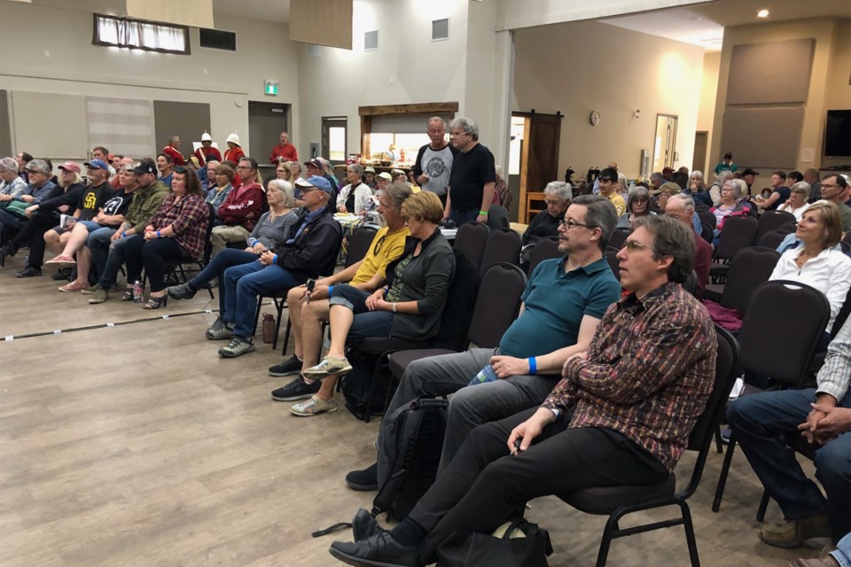 Audience members enjoy a performance in the Water Valley Community Hall, one of seven venues at this year's 23rd annual Water Valley Celtic Festival.
Dan Singleton/MVP Staff