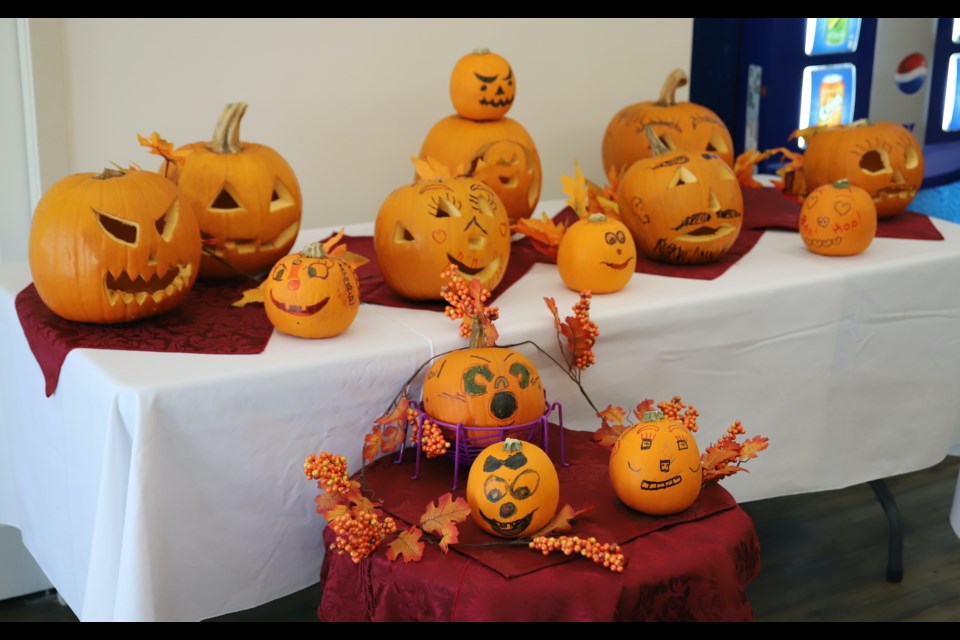 Jack-o’-lanterns of every kind on display at Mount View Lodge.
Doug Collie/MVP Staff