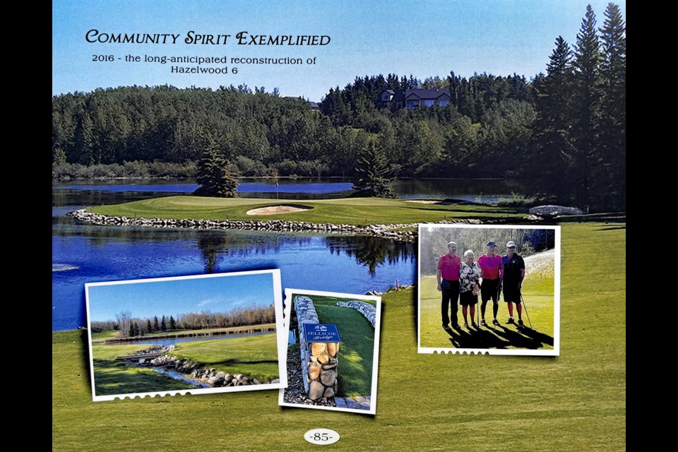 The new illustrated history book created for the 100th anniversary year takes the reader through the club's evolution to become one of the most revered courses in Alberta. Courtesy of the Innisfail Golf Club