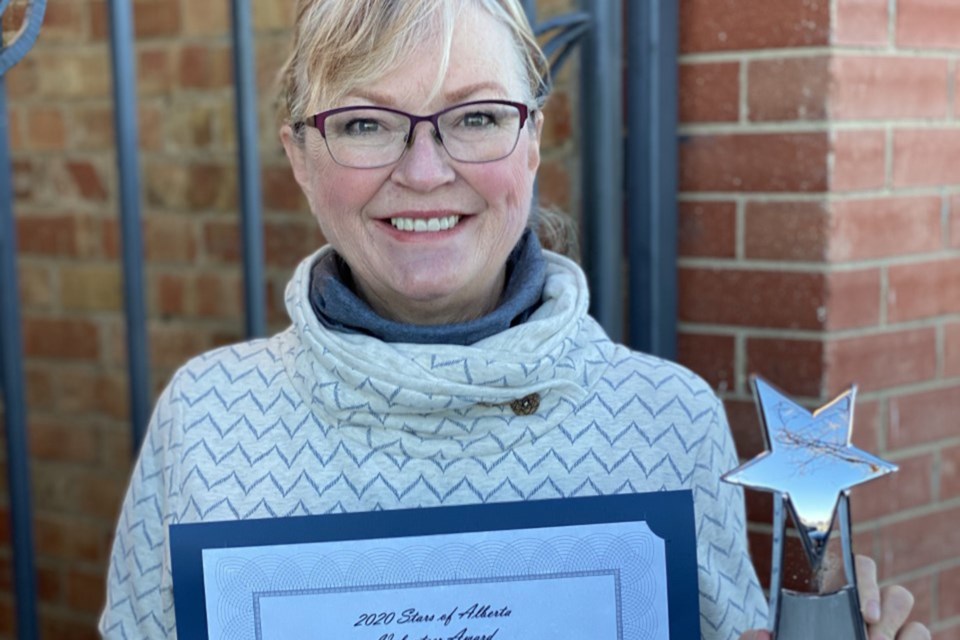 MVT Joyce McCoy - Stars of Alberta Volunteer Award winner