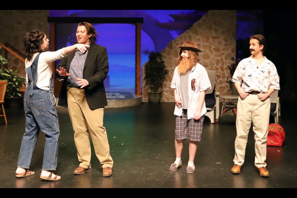 A scene from the École Olds High School production of Mamma Mia!, playing this weekend at the TransCanada Theatre.
Doug Collie/MVP Staff