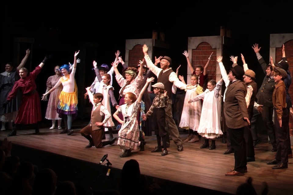 All six performances of B.S. Productions' rendition of the classic magical musical Mary Poppins at the Sundre Arts Centre were sold out.
Courtesy of B.S. Productions