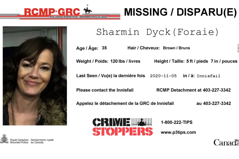 MVT missing Sharmin Dyck